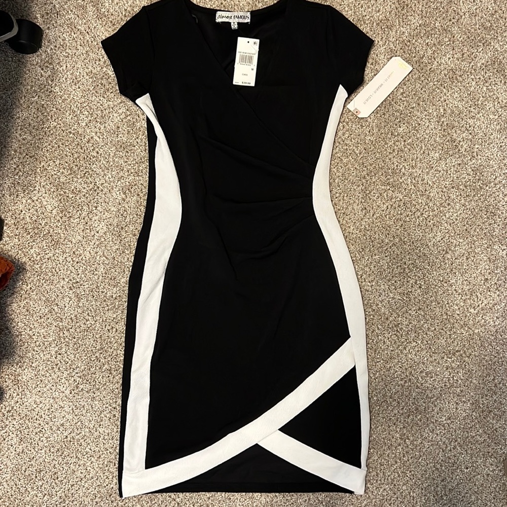 NWT Almost Famous bodycon dress